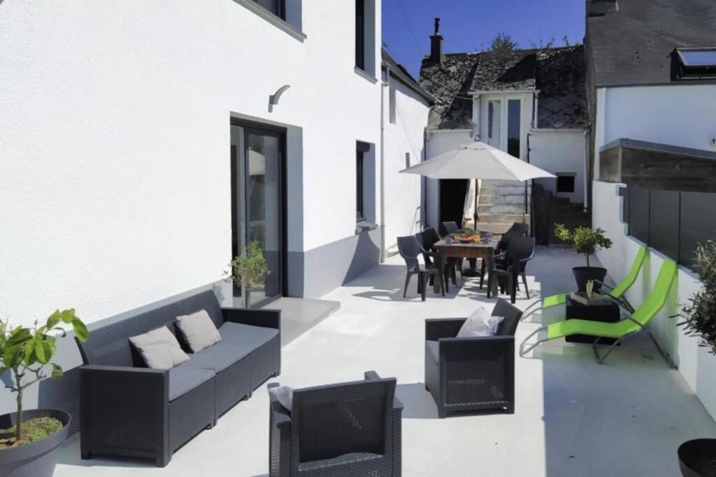 Maison de 2 à 8 personnes 5 chambres Portbail Esterno foto
